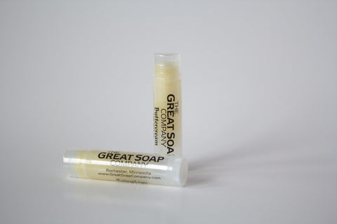 POMEGRANATE or SPEARMINT LIP BALM by River Soap Company - feels good  naturally