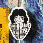 Wink Girl 2"sticker